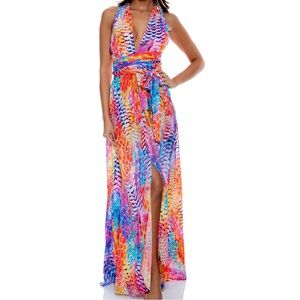 Luli Fama DANCING QUEEN - Convertible Maxi Dress | Small